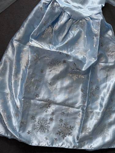 Karneval ~ Faschings-Kostüm„Elsa“ Mädchen👧 Gr. 4-6 Jahre, hellblau, Glitzer,NEU - Bild 2 von 7