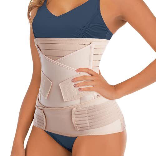 3 in 1 Abdomen Belt for Postpartum Support Abdominal Wrap Recovery Body Shaper - Picture 9 of 17