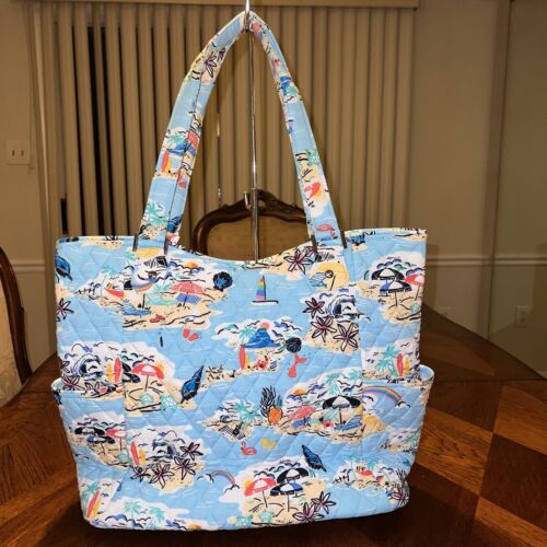 NWT Vera Bradley Large Glenna Tote In Beach Treasures - Picture 2 of 4