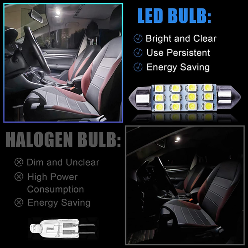 Car Led Bulb, Led Combination Set of 24 Sets, Used for Car Interior/Indoor Map - Picture 5 of 12