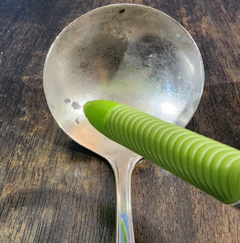 Vintage Crown Silver Plate Soup Ladle Serving Spoon - Picture 6 of 7