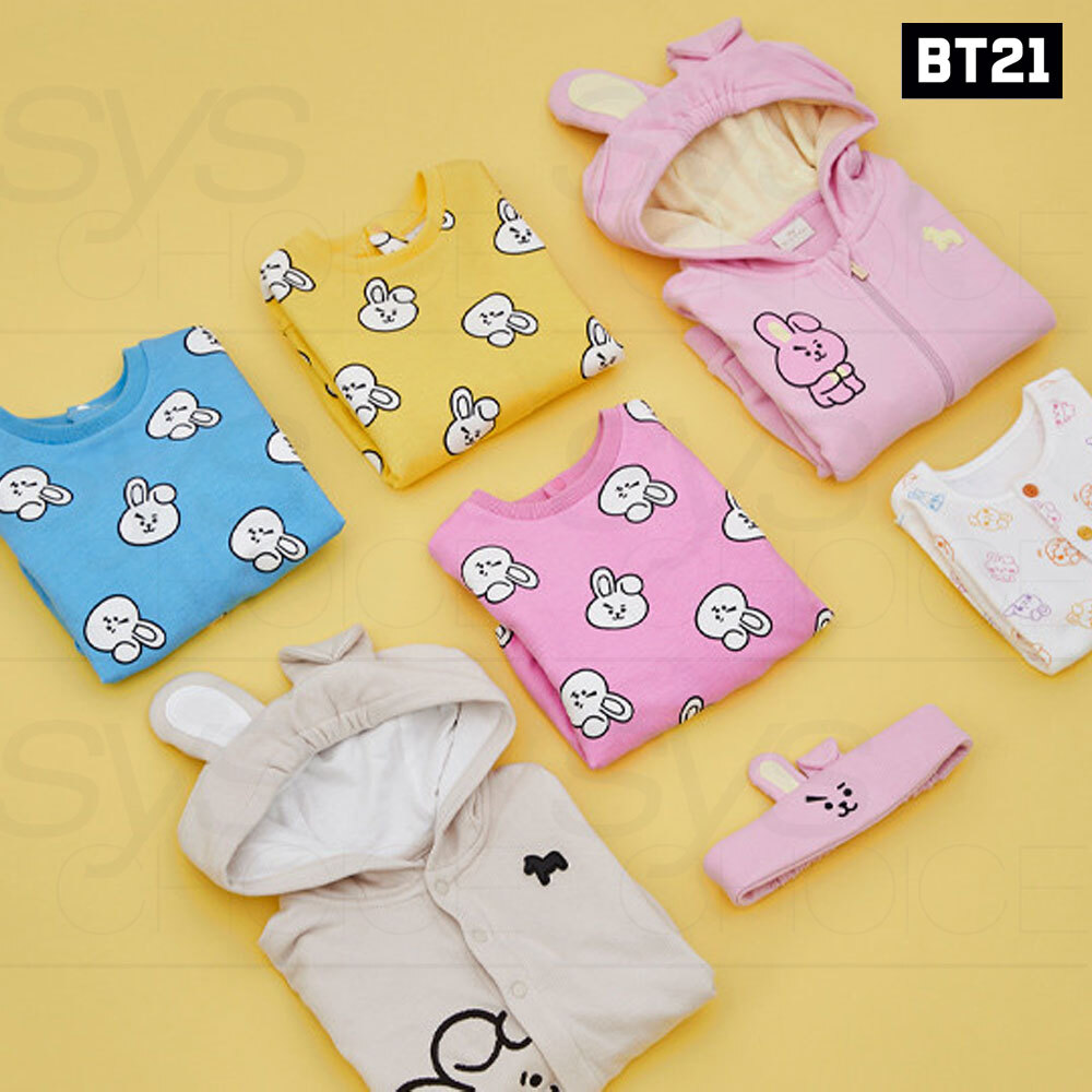 BT21 x Ettoi Collaboration COOKY Baby Wear + Tracking Number | eBay