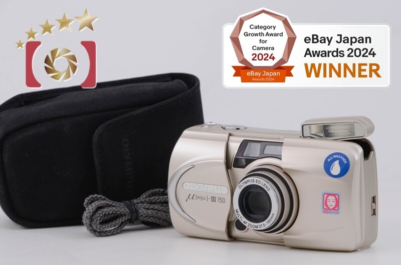 Olympus μ[mju:]-III 150 35mm Point & Shoot Film Camera [Near