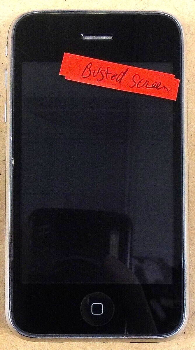 Apple iPhone 3G / A1241 - 16GB - Black and Silver ( AT&T ) iOS