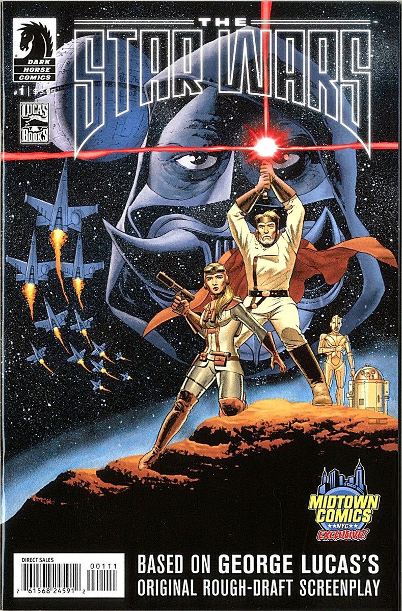 STAR WARS GEORGE LUCAS DRAFT 1 JOHN CASSADY MIDTOWN VARIANT NM+ | eBay