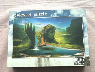 1000 Teile Puzzle Flower Valley Lavievert Puzzleteile gezählt gebraucht