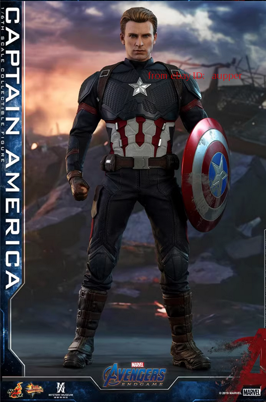 Perfect Hot Toys Mms536 1/6 Avengers: Endgame Captain America 7.0