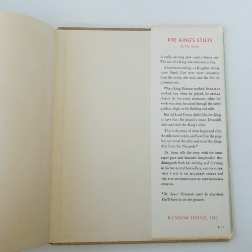 Horton Hatches the Egg 1940 Dr Seuss First Early Ed Dust Jacket Childrens Book - Picture 10 of 14