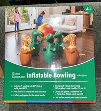 High Quality Giant Inflatable Dinosaur Bowling by HearthSong Indoor/Outdoor