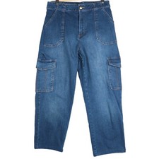 d. jeans Women's Denim Jeans Size 12 - 32"W x 25" / 24"L - Right Leg is Shorter