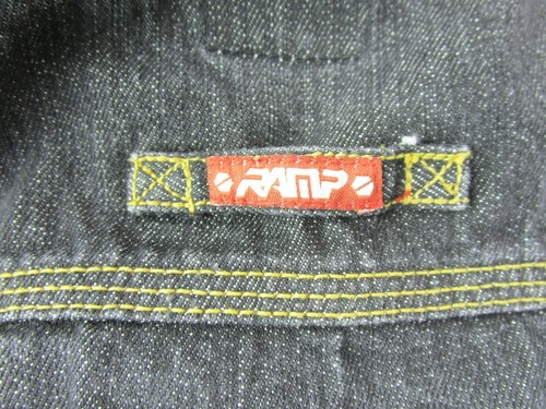 Auténtica chaqueta vaquera Street Gear RAMP Skateboard Atom Smasher Denim OSCURA XL para hombre - Imagen 5 de 9