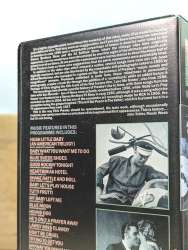 ELVIS ~ VHS Video ~ 1956 "In The Beginning" + 1968 "Comeback Special" Music Film - Picture 7 of 8