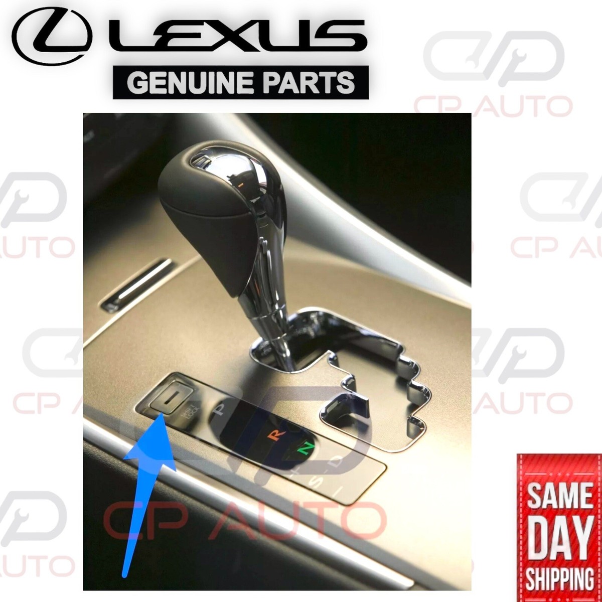 06 - 13 LEXUS IS250 SHIFTER LOCK COVER RELEASE BUTTON CAP