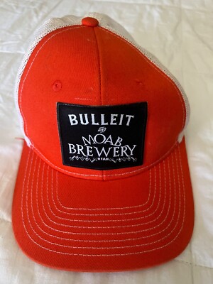 BULLEIT BOURBON RYE WHISKEY  MOAB BREWERY UTAH Baseball Hat Cap