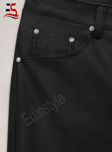 New Hot Style Genuine Sheep Leather Pant Woman Jeans - Picture 5 of 7