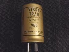 VIBRA-TRAN VB5 12 VOLT VINTAGE RARE COLLECTABLE TUBE WORKMAN ELECTRONIC 1960's