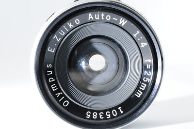 Exc+5] Olympus E.Zuiko Auto-W 25mm f4 MF Wide Angle Lens Pen