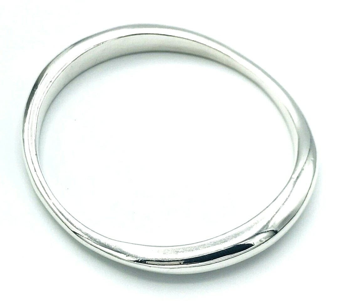 Vintage Solid 925 Sterling Silver Stacker Bangle … - image 8