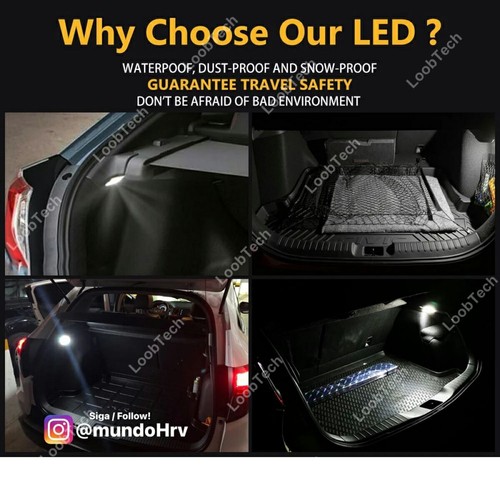 For Honda Accord CR-V LED Luggage Light Trunk Interior Cargo Lift Gate Lamp 1Pcs - Picture 3 of 9