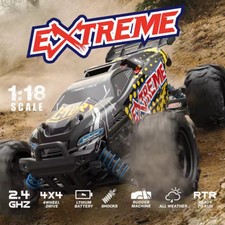 2.4G 4WD High Speed Remote Control Truck 1/18 40km/h Off Road Electric RC Car