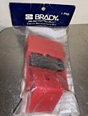 1 - Brady 65397 No Hole Circuit Breaker Lockout Y67612 | eBay