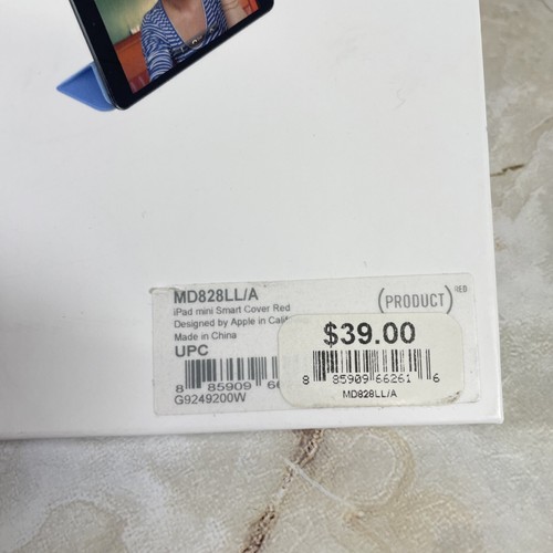 GENUINE Apple iPad mini Smart Cover (Red) Fits iPad mini 1/2 - MD828LL/A NIB - Picture 4 of 4