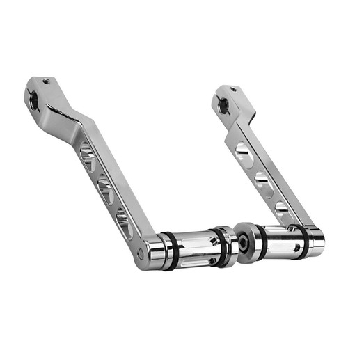 Tacón de pedal cromado caja de cambios palanca de cambios con clavijas de cambio para Harley Touring- - Imagen 5 de 20