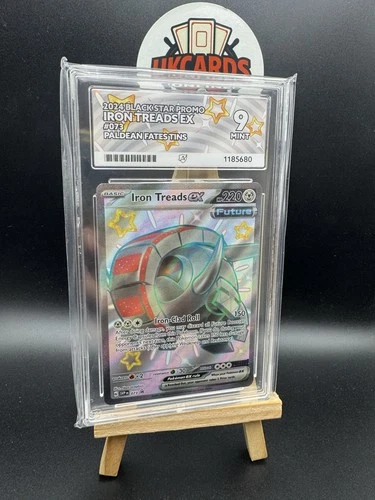 ACE 9 Pokémon TCG Iron Treads ex - 073 Black Star Promo Paldean Fates Stamped