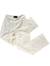 Vintage D&G Dolce & Gabbana White Trousers IT 38 US 4 24" Waist Straight Leg