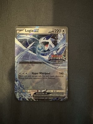 Pokemon TCG Lugia Ex 082/131 Prismatic Evolutions Stamped Promo NEW RAW