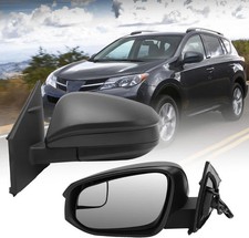 Left Driver Side Mirror Compatible with Toyota RAV4 2016 2017 2018 Door Mirrors