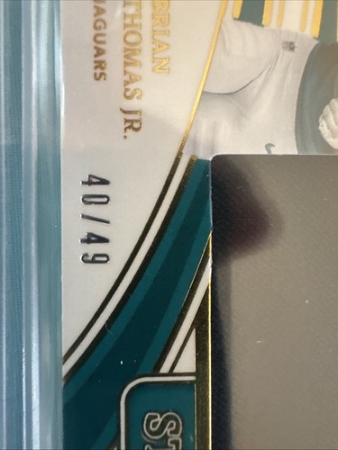 2024 Immaculate Collection Brian Thomas Jr Standard Jersey Patch 40/49 RC Rookie - Picture 2 of 4