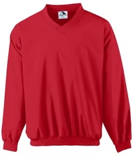 Augusta Sportswear 3415 Men's 100% Micro Polyester Lined Sportswear WindshirtRED