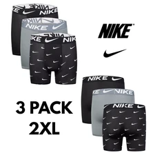 Nike Dri-FIT Essential Micro Boxer Briefs 3 Pack – Men’s Size 2XL