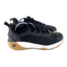 Zapato de Entrenamiento Under Armour Project The Rock 8 Para Hombre 10.5 Negro Blanco Suelas de Goma