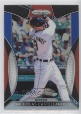 2019 Panini Prizm Red White & Blue Nick Castellanos Nicholas #93 9s4