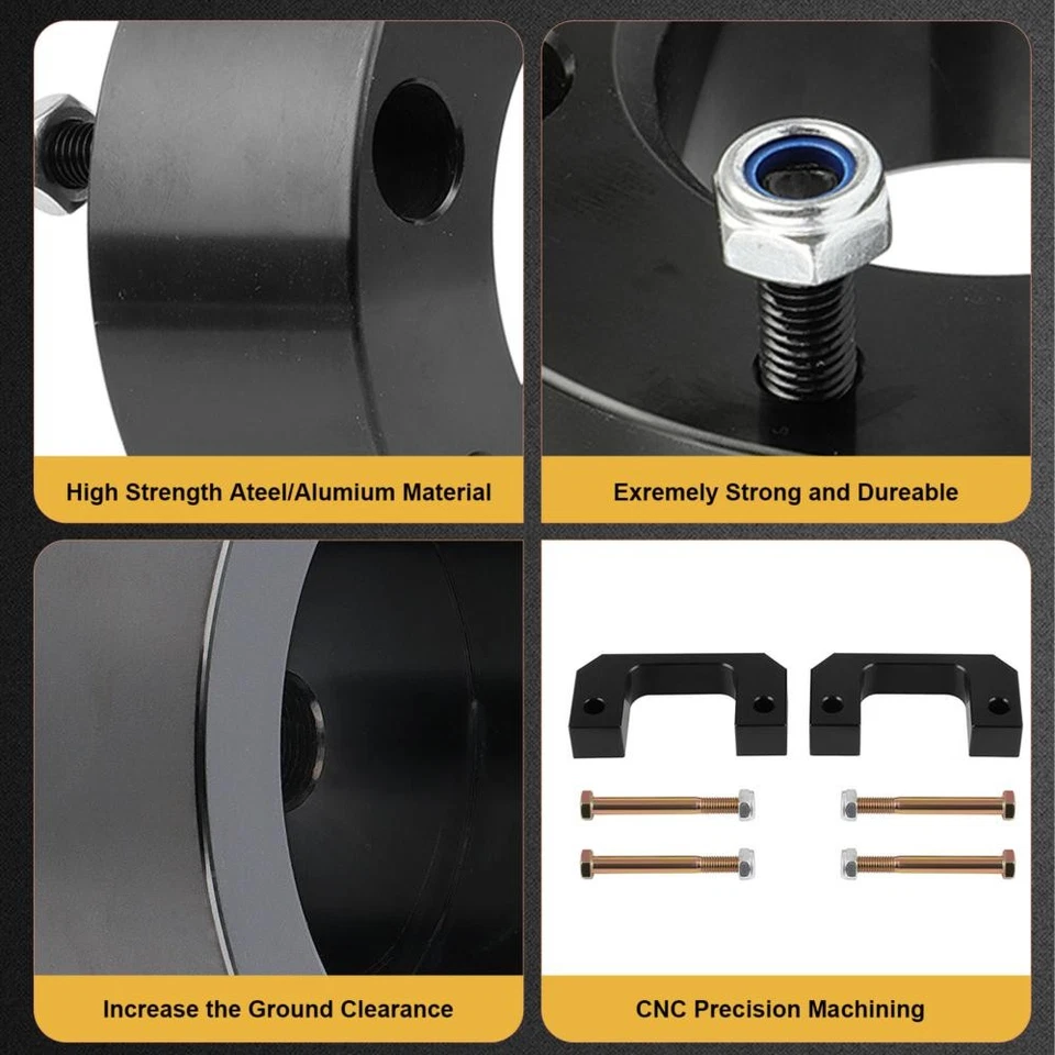 3.5" Front 3" Rear Leveling Lift Kit For 2007-2013 Chevrolet Avalanche Foto 3 de 4