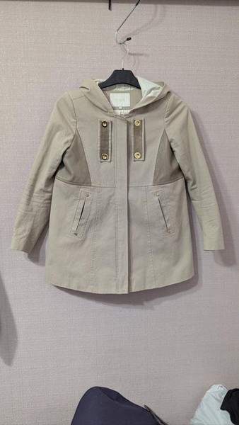 Women Maje Jacket Beige Cotton 36