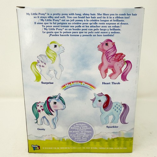 My Little Pony 2019 HEART THROB Unicorn & Pegasus Collection Basic Fun Retro NEW - Picture 2 of 4