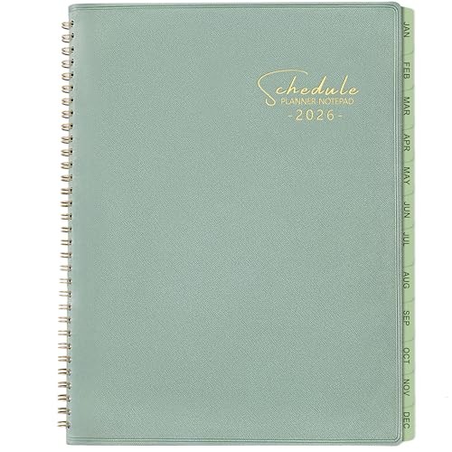 2026 Planner - Business Planner 2026, 3-Tier Schedule Business Planner-Green