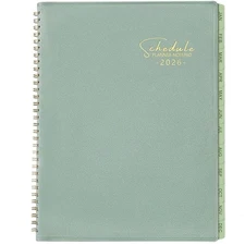 2026 Planner - Business Planner 2026, 3-Tier Schedule Business Planner-Green
