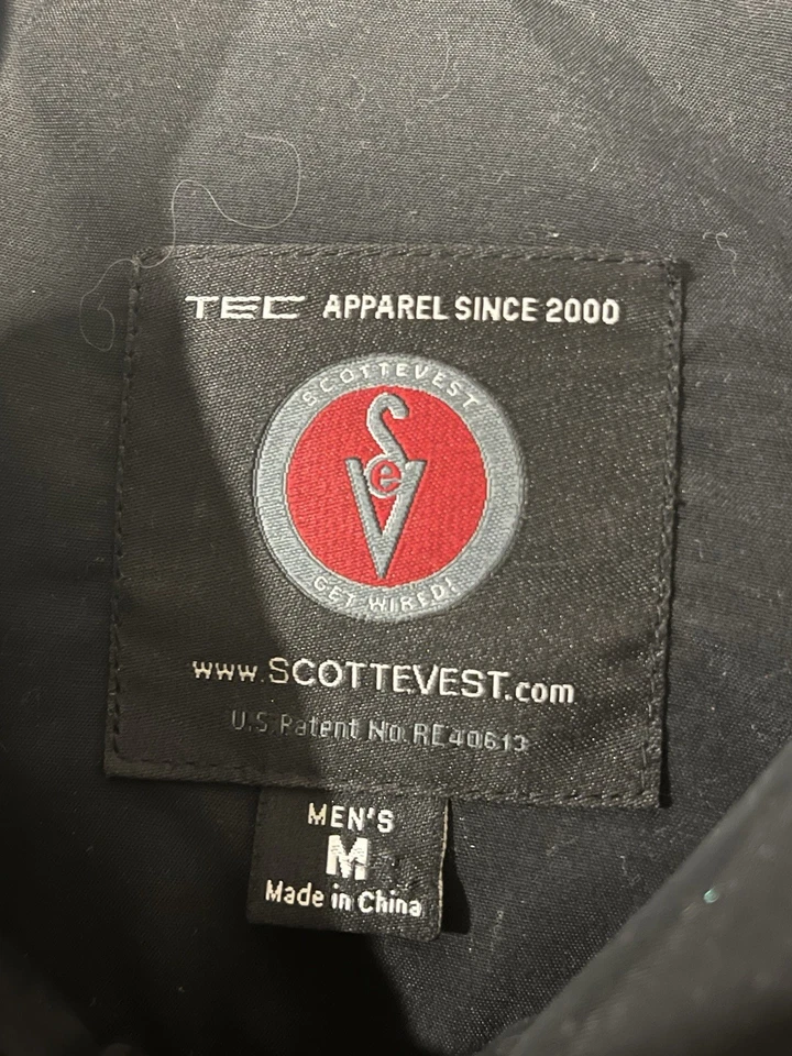 SCOTTeVEST SeV Jacket TEC Travel Tech Gear Zip Off Sleeves NWT Sz Medium - Image 2 of 4