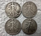 1917 S 1918 D 1919 D 1920 D Obverse Walking Liberty Half Dollar 50C Coin