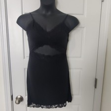 Victoria's Secret SoSoft  Modal Lace-Trim Mini Slip Dress Size Medium NWOT
