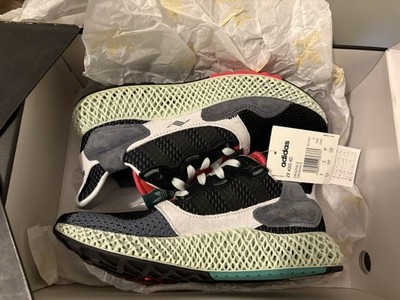 adidas ZX 4000 4D Herren Sneaker Schwarz Grau Rot Mintgrün EU 38 BD7931