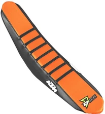 Dcor Factory Reinforced Seat Cover - Black/Orange/Black Ribs 30-30-302