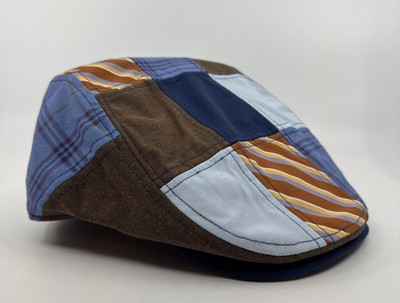 Boston Scally Co. The Bundy Cap M/L Patchwork Flat Cap NEW