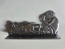 1  Porte Couteau Métal chromé  "LES FABLES DE LA FONTAINE" de Benjamin Rabier