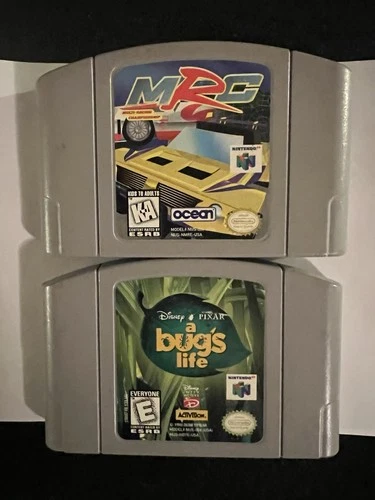 MRC and A Bug’s Life (2) Games Nintendo 64
