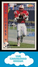 Ben Coates 1992 Pacific 196 Rc New England Patriots Ben Coates 1992 Pacific 196 Rc New England Patriots